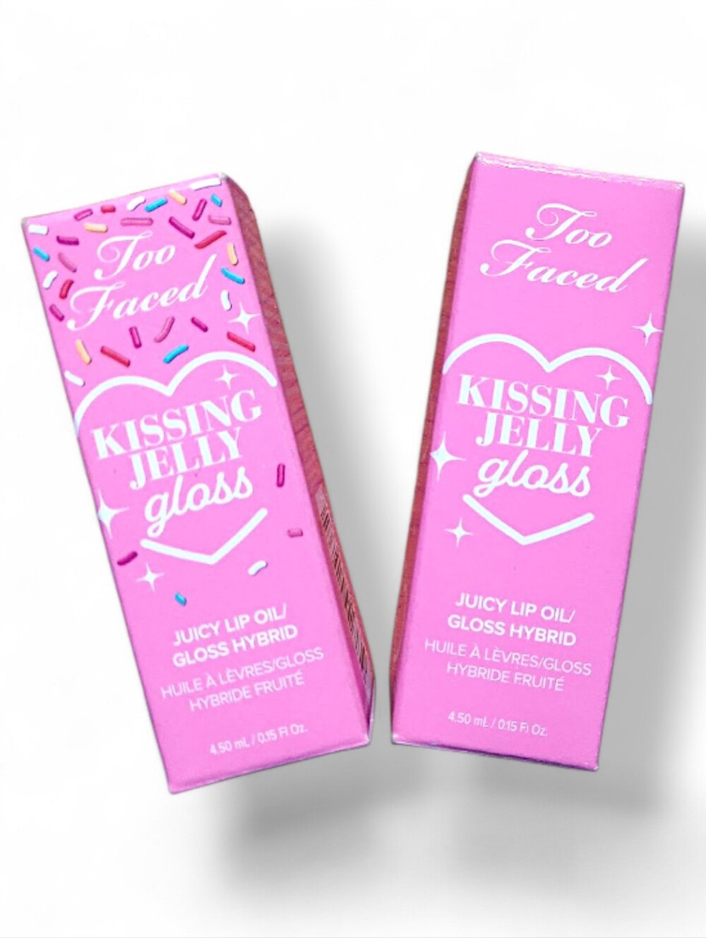 TOO FACED Kissing Jelly Non-Sticky Lip Oil/Gloss Hybrid | Birthday Kiss (NWT) - Picture 8 of 10
